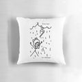 A plush, high-quality pillow featuring the iconic play "King Lear" by William Shakespeare