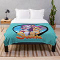 Shantae-themed plush blanket with character design