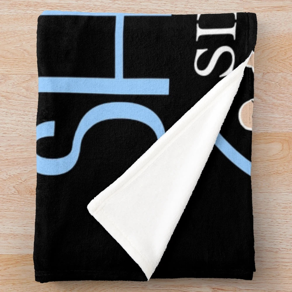 Soft and cozy plush blanket with Shaolin monk and martial arts design