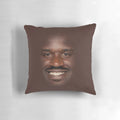 Shaq-inspired basketball cartoon-themed pillow
