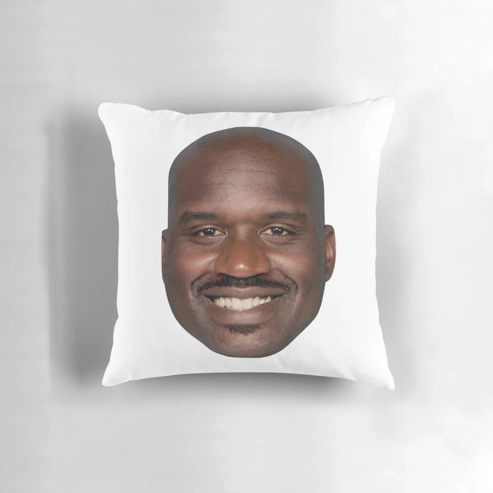 Shaquille O'Neal Shaq Head Shaped Pillow for Comfortable Sleeping and Unique Decor