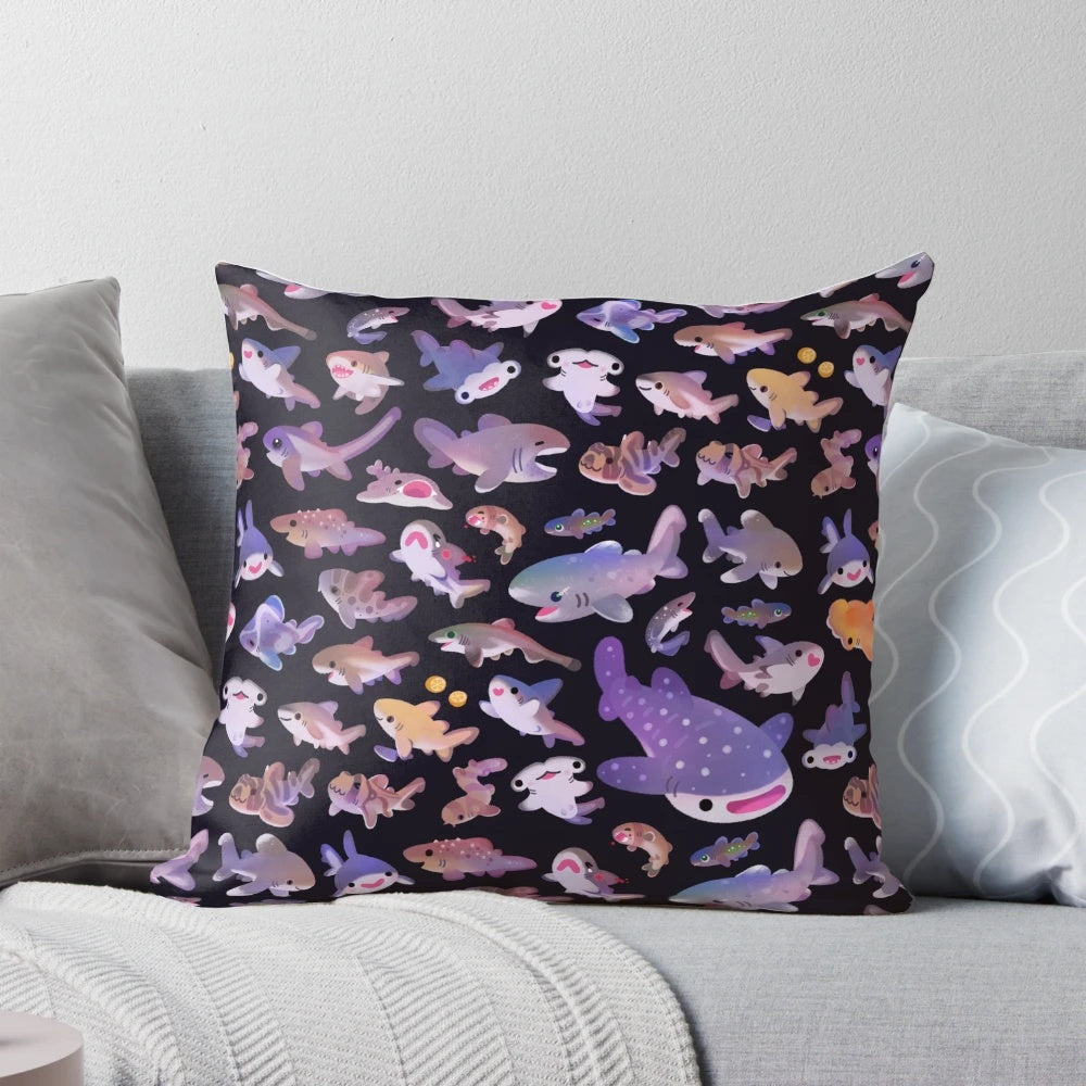 Soft and Cozy Shark Day 2 Pillow for Comfortable Bedroom Decor