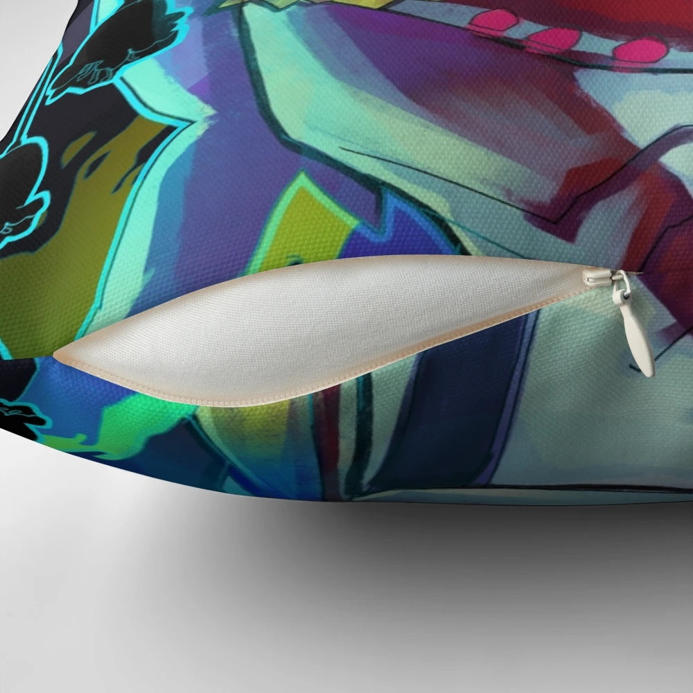 Plush Shark Prince Pillow inspired by the Zora Royalty of Breath of the Wild video game
