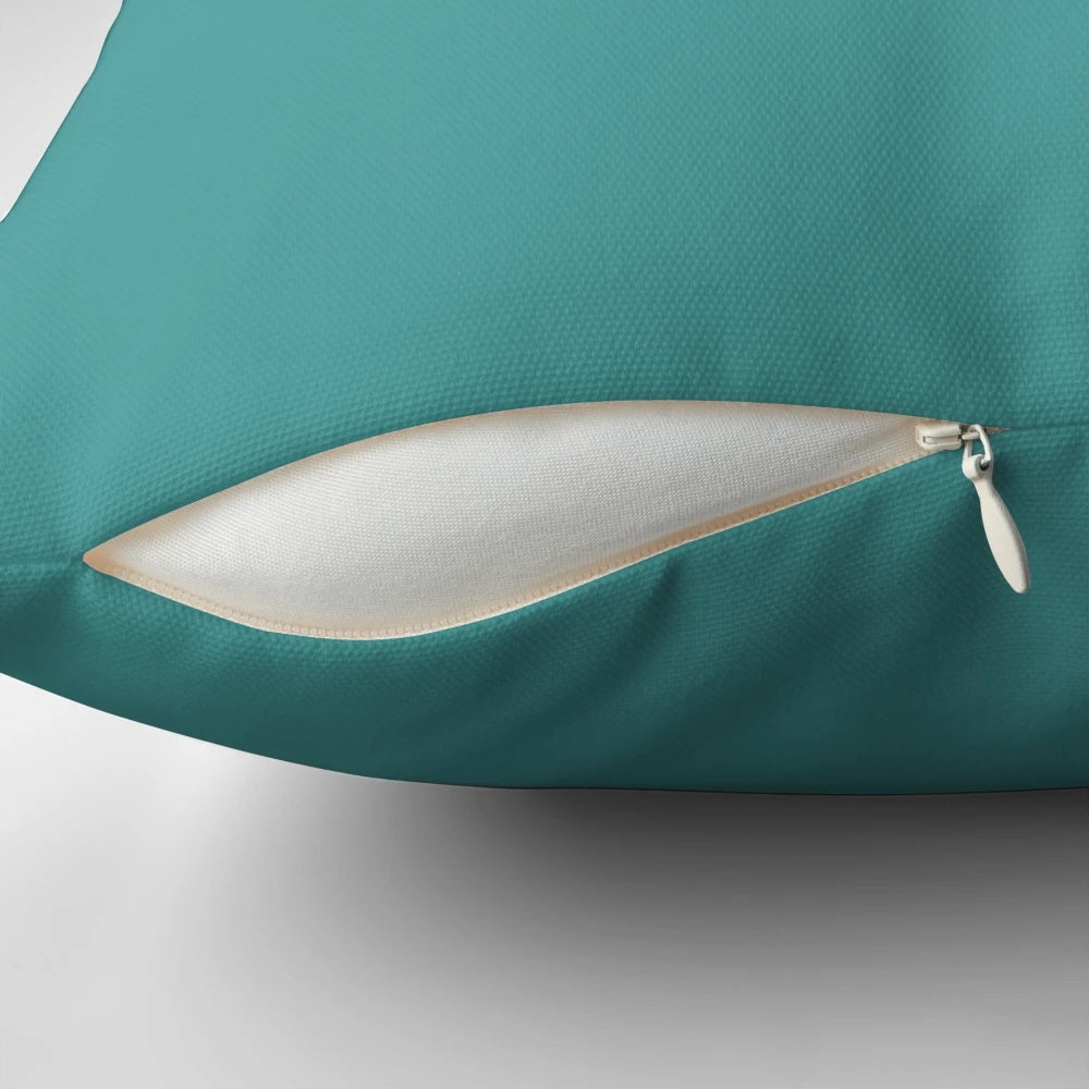 Sharkasm Pillow featuring a cute and sarcastic shark cartoon design