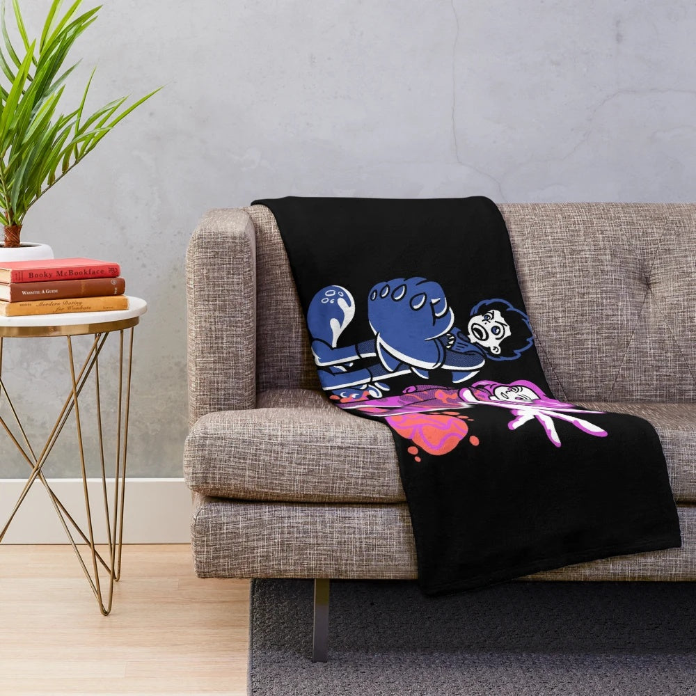 Sharkboy and Lavagirl Inspired Plush Blanket