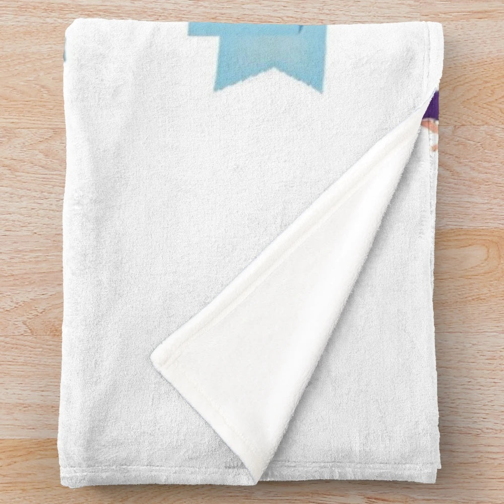 Sharkdog-themed plush blanket featuring the popular cartoon character