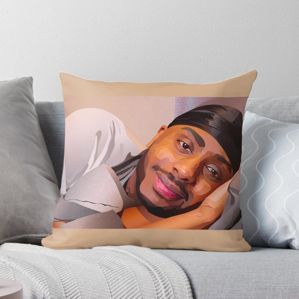 Sharky Betasquad gaming pillow featuring popular YouTube creators