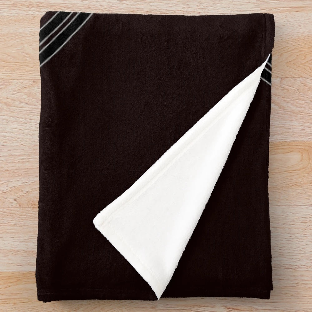 Shelby Cobra inspired plush blanket with classic car design