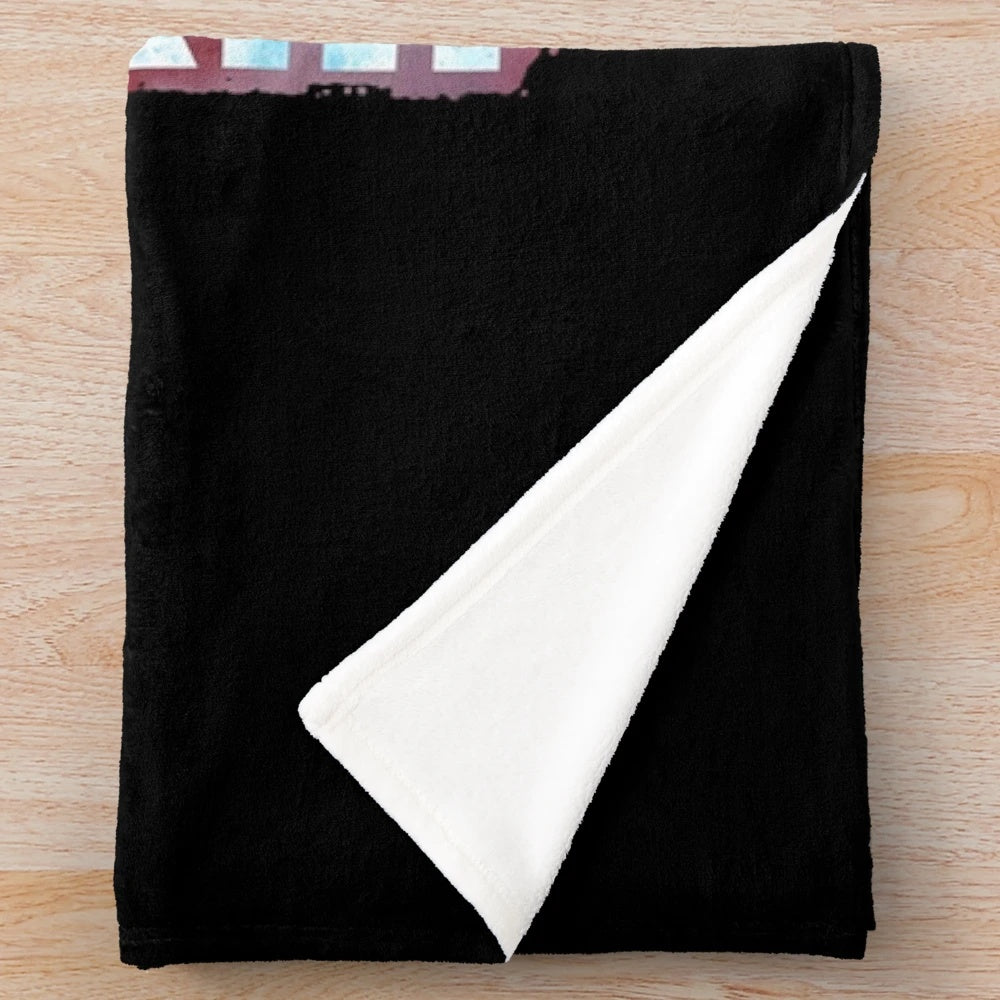 Shemar Moore themed graphic plush blanket