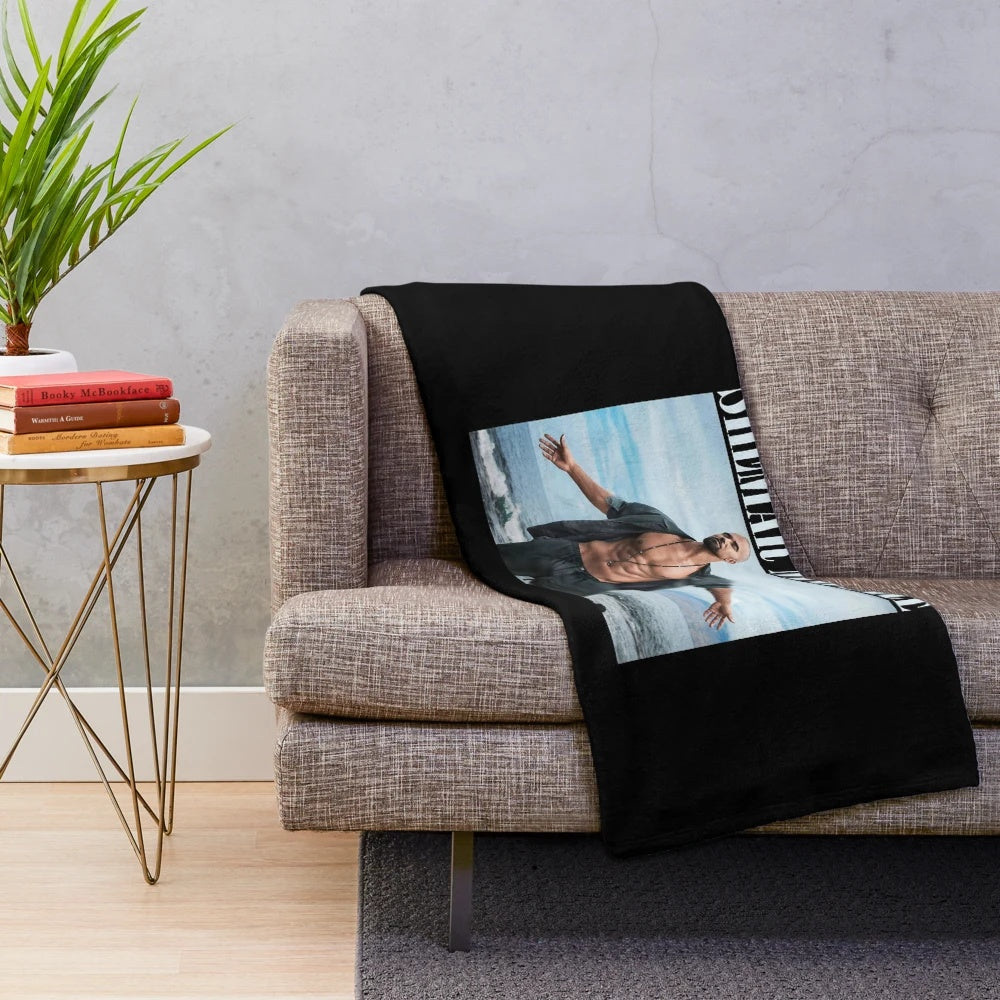 Shemar Moore Inspired Plush Blanket