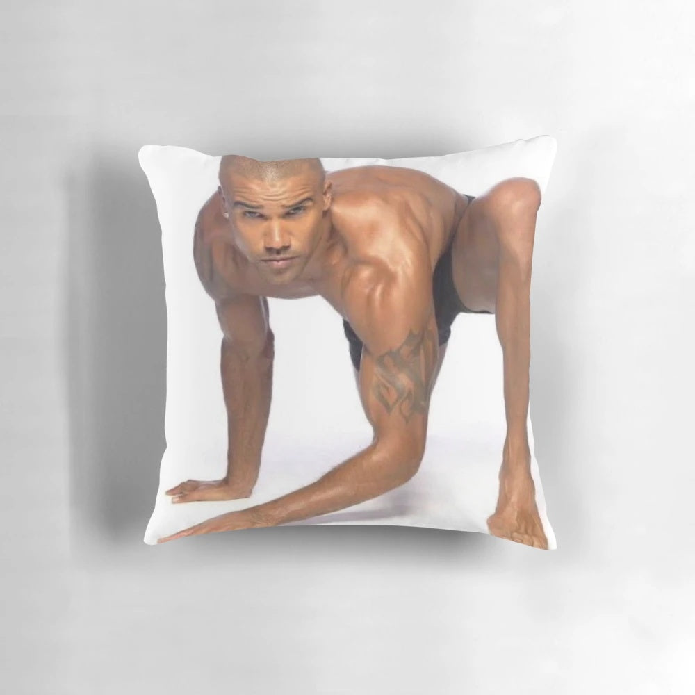 Shemar Moore Pillow - Soft, Plush Pillow Featuring the Iconic "Criminal Minds" Meme