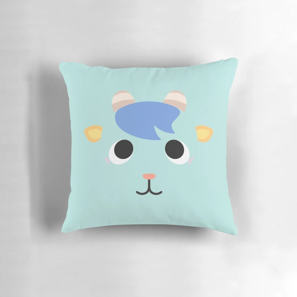 Soft and plush Sherb character pillow from Animal Crossing: New Horizons