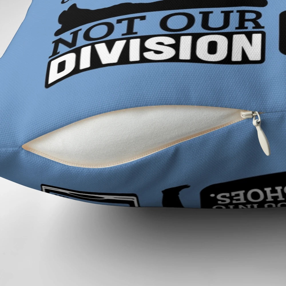 Sherlock Blogger Pillow featuring characters from the BBC television series