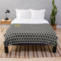 Sherlock Bored Plush Blanket with 221B Baker Street inspired design