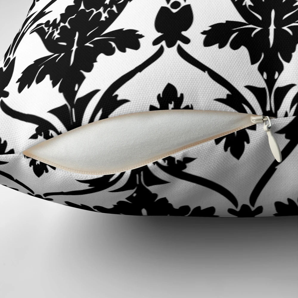 Sherlock Holmes-themed throw pillow with a smiley face wallpaper design