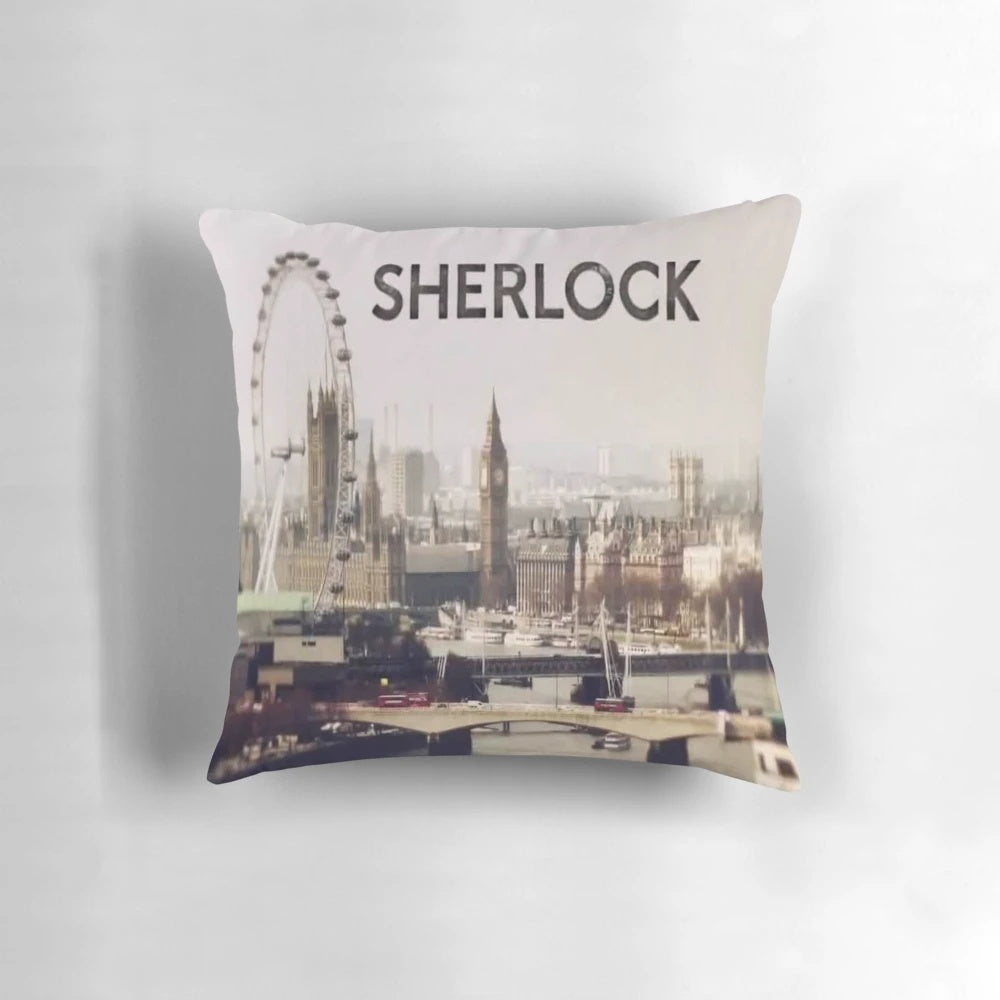 Sherlock & London Pillow - Officially Licensed Sherlock BBC Merchandise