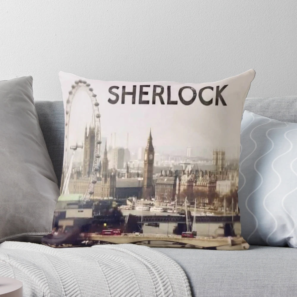 Sherlock & London Pillow - Officially Licensed Sherlock BBC Merchandise