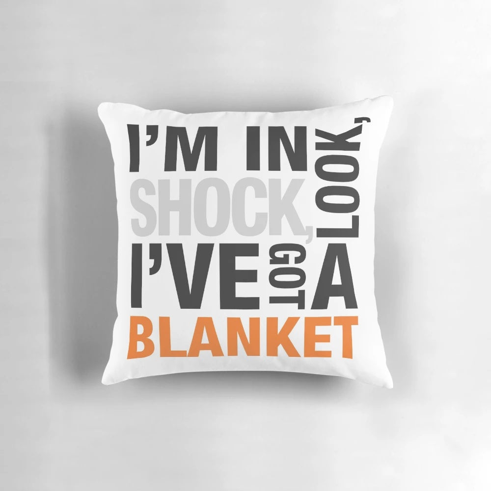 Sherlock Quote Typography Pillow with Sherlock Holmes Quote Graphic