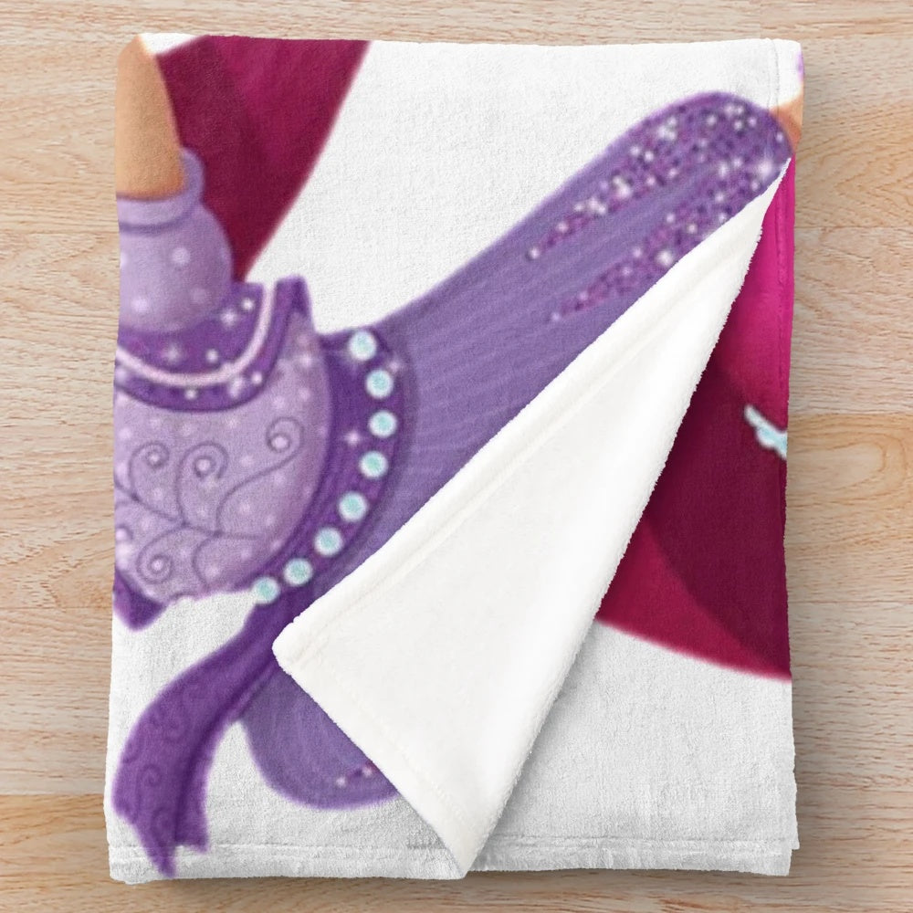 Soft and Plush Shimmer and Shine Inspired Blanket