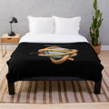 Shinedown-inspired plush blanket with band name and album title graphics