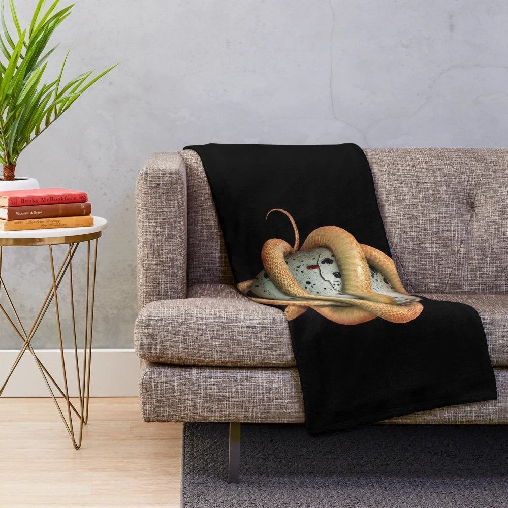 Shinedown-inspired plush blanket with band name and album title graphics