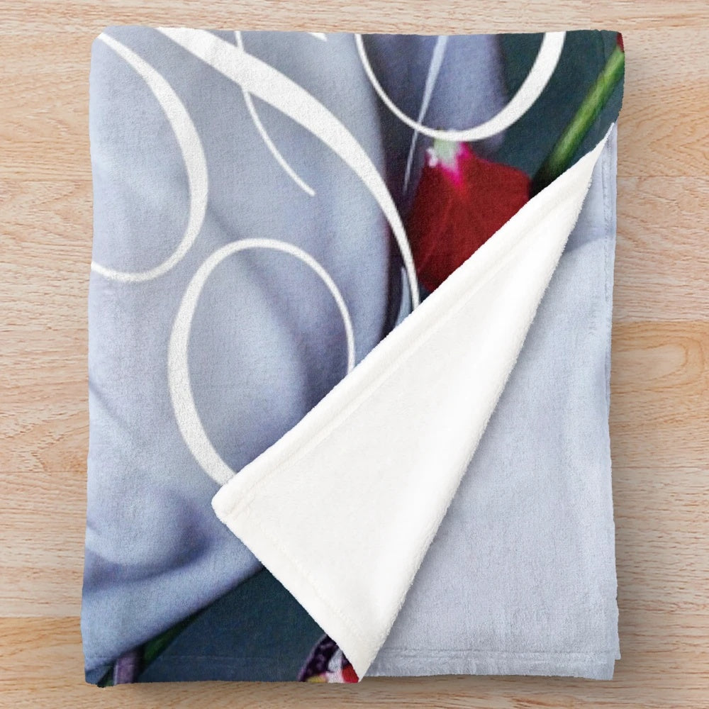 Shinee Taemin inspired plush blanket with "Flame of Love" design