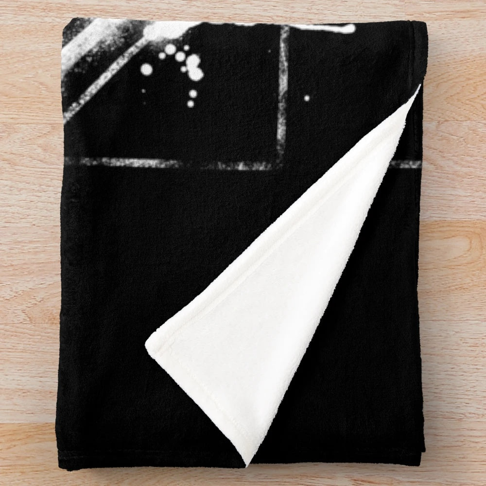 Shinra-Inspired Plush Blanket featuring Final Fantasy 7 characters