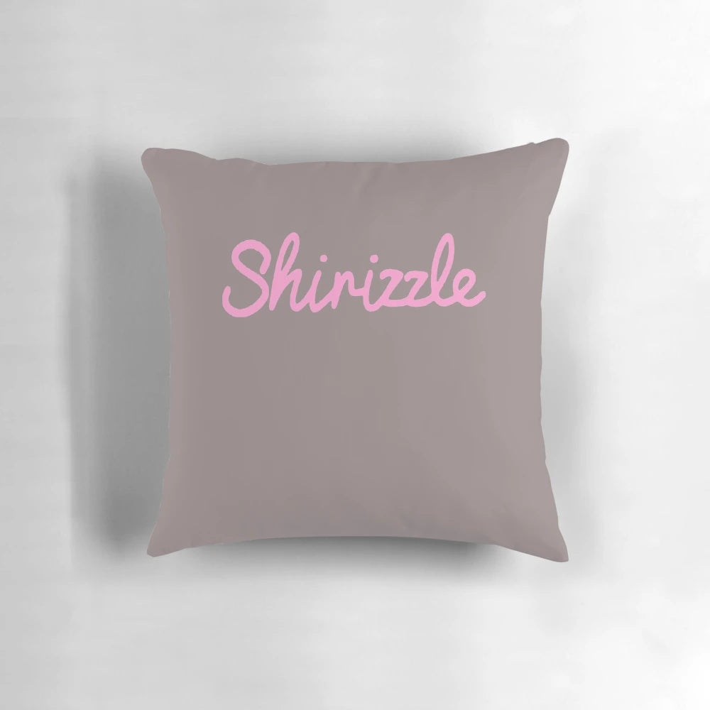 Shirin David-themed decorative pillow with modern design