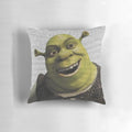 Shrek-Inspired Comedic Movie Script Pillow featuring iconic quotes and characters