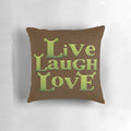 Shrek "Live Laugh Love" Decorative Pillow with Shrek and Fiona