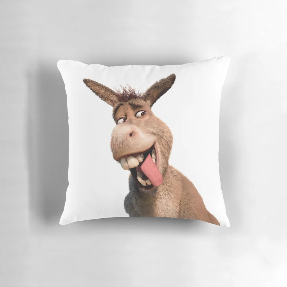 Shrek's Donkey plush pillow, a cozy and playful addition to any child's bedroom