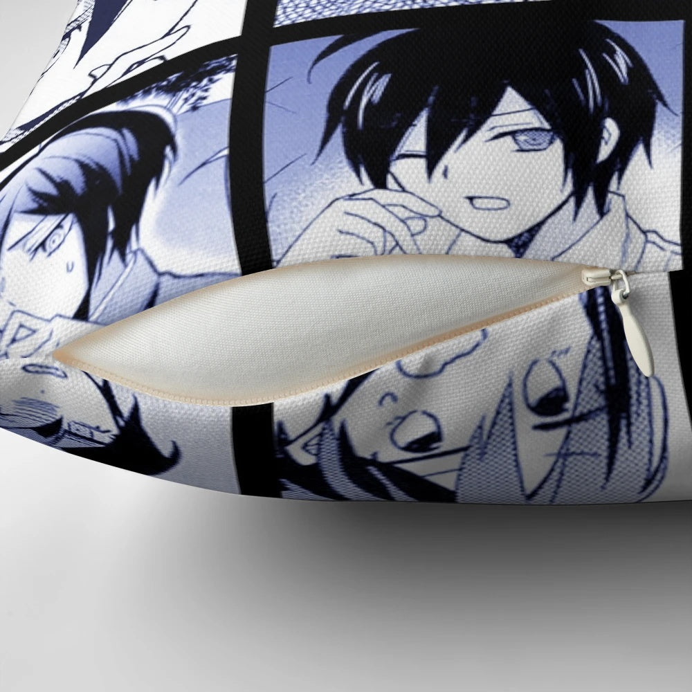 Shuichi Saihara Manga Collection Pillow featuring Danganronpa V3: Killing Harmony characters