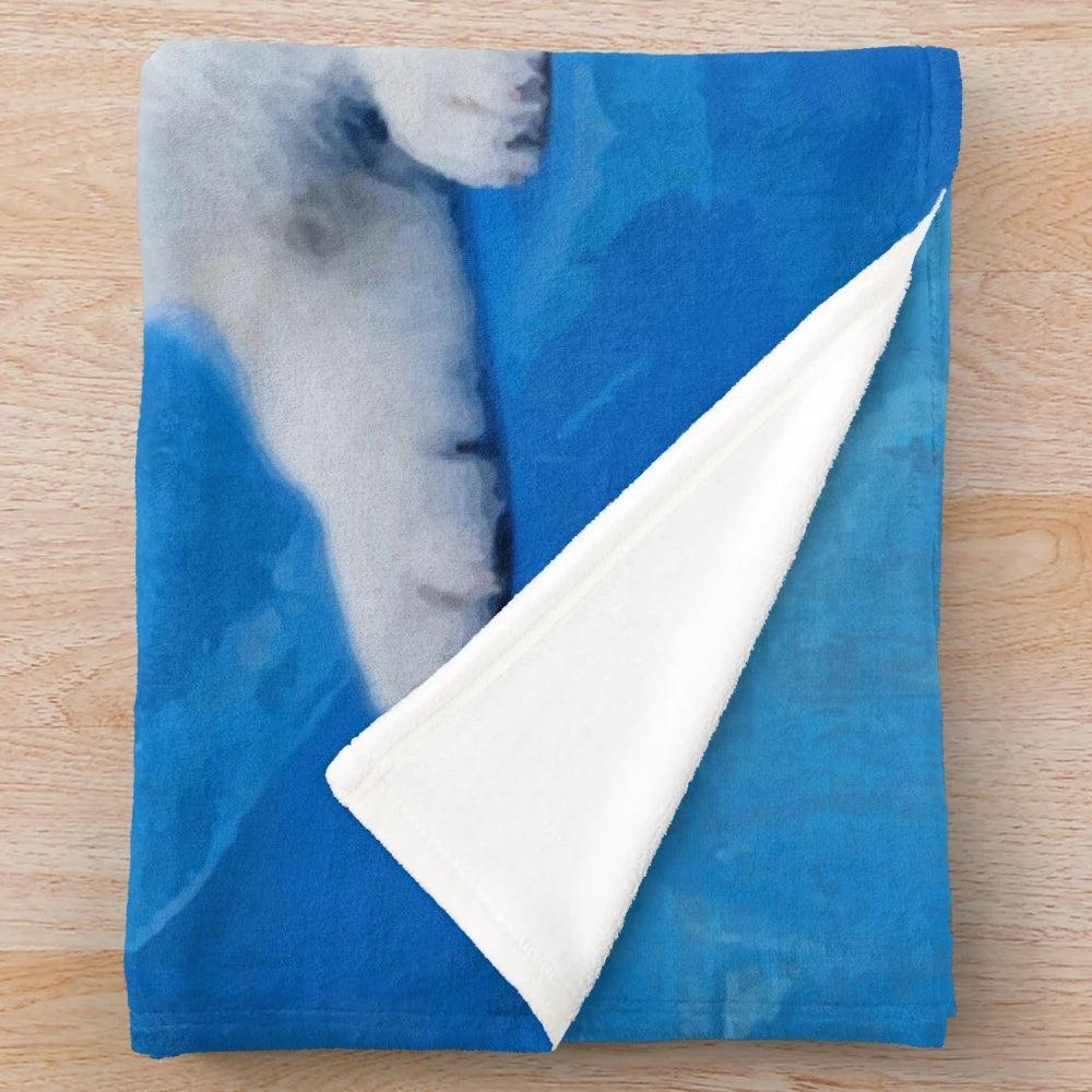 Siberian Husky Puppy Plush Blanket