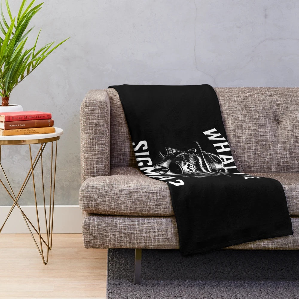 Sigma Meme Brainrot Funny Plush Blanket