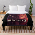 Silent Hill 3 inspired plush blanket featuring the original box art cover
