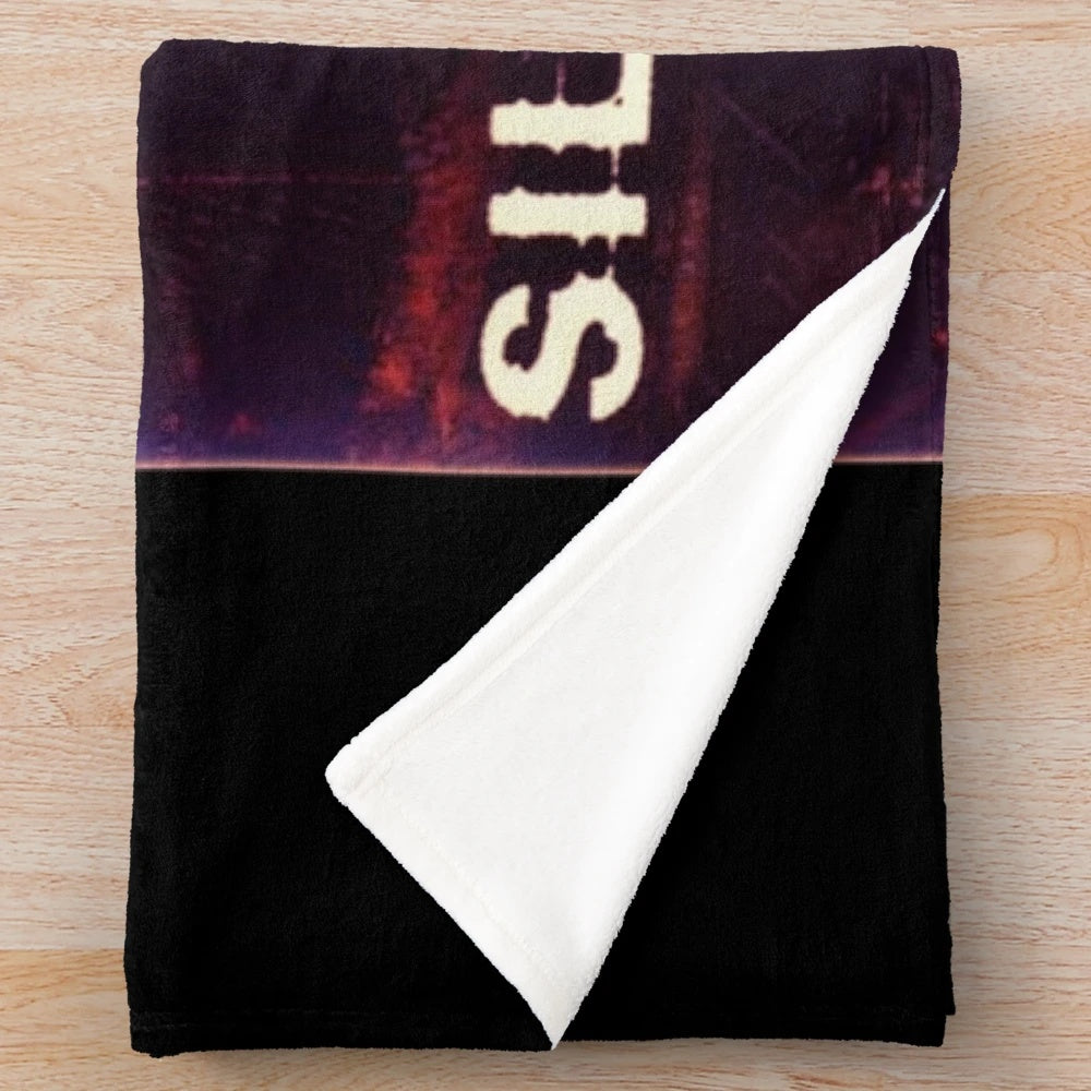 Silent Hill 3 inspired plush blanket featuring the original box art cover