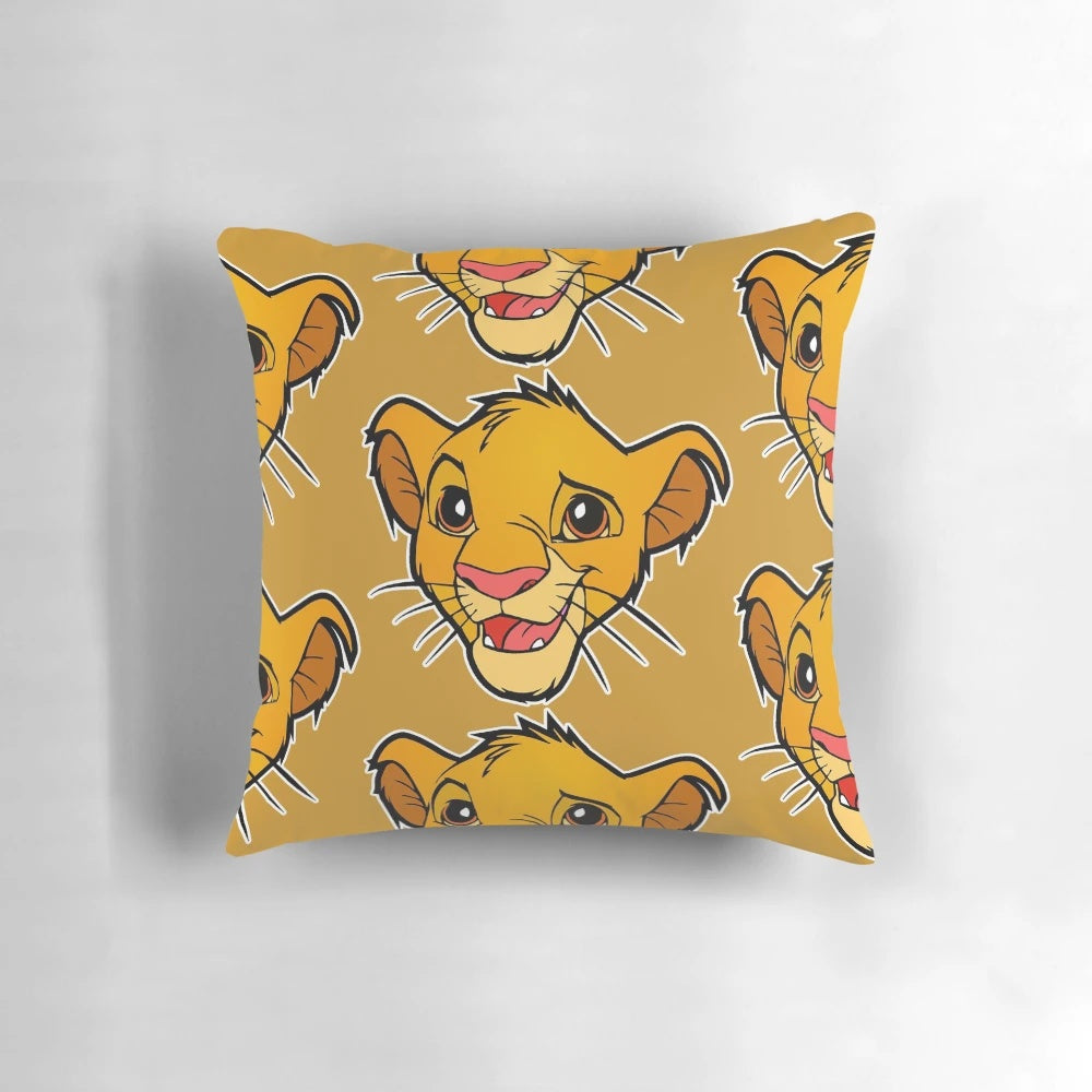 Simba The Lion King Pillow - Soft, Comfortable Pillow Featuring the Iconic Character from the Disney Animated Movie