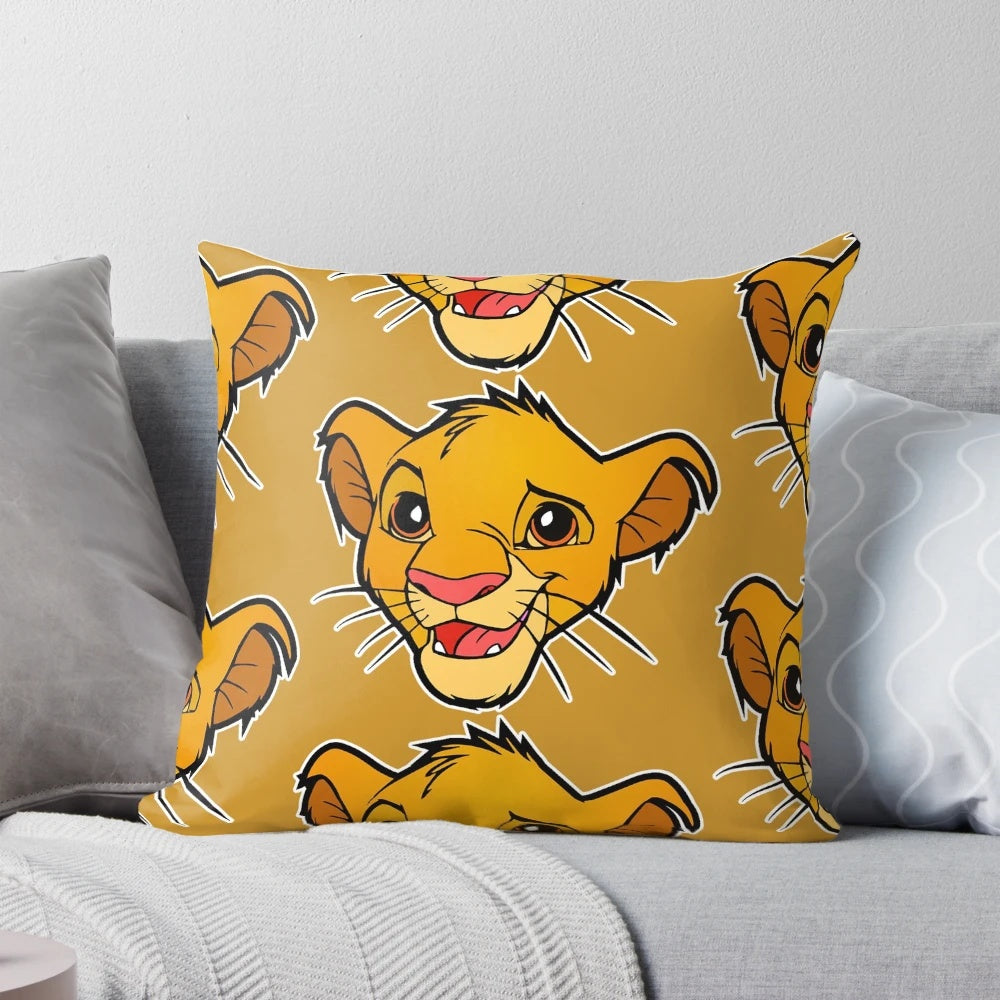Simba The Lion King Pillow - Soft, Comfortable Pillow Featuring the Iconic Character from the Disney Animated Movie