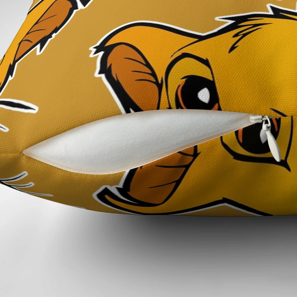 Simba The Lion King Pillow - Soft, Comfortable Pillow Featuring the Iconic Character from the Disney Animated Movie