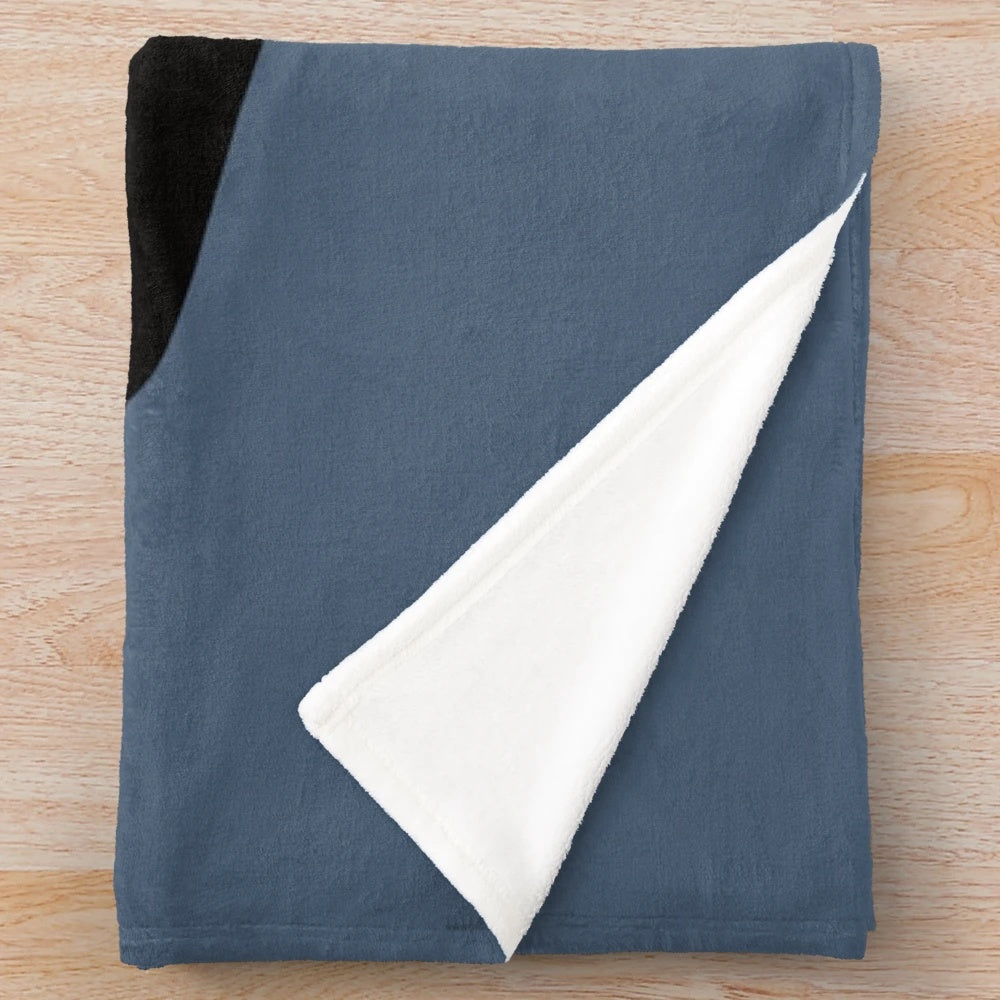 Simca 1000 Rallye blue plush blanket