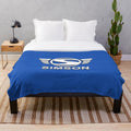 Simson Logo 3D Plush Blanket for Simson Moped Enthusiasts