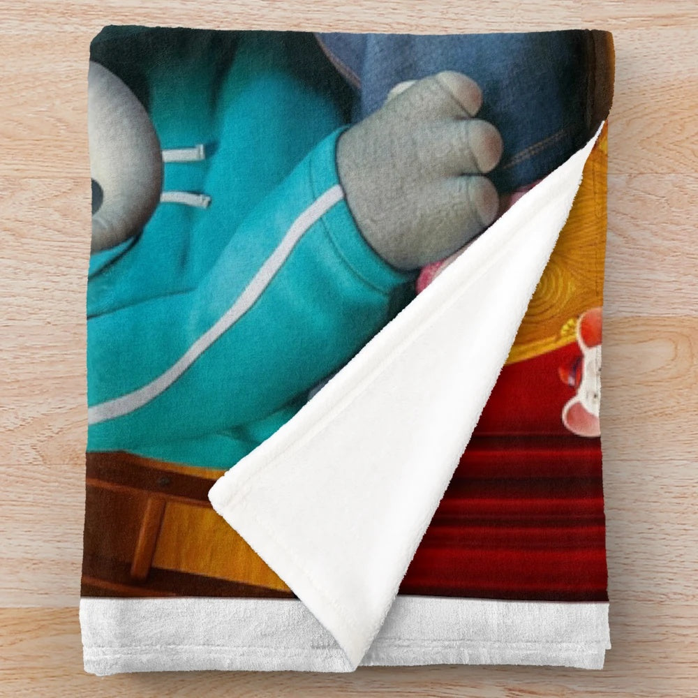Sing (2016) Movie Poster Inspired Plush Blanket