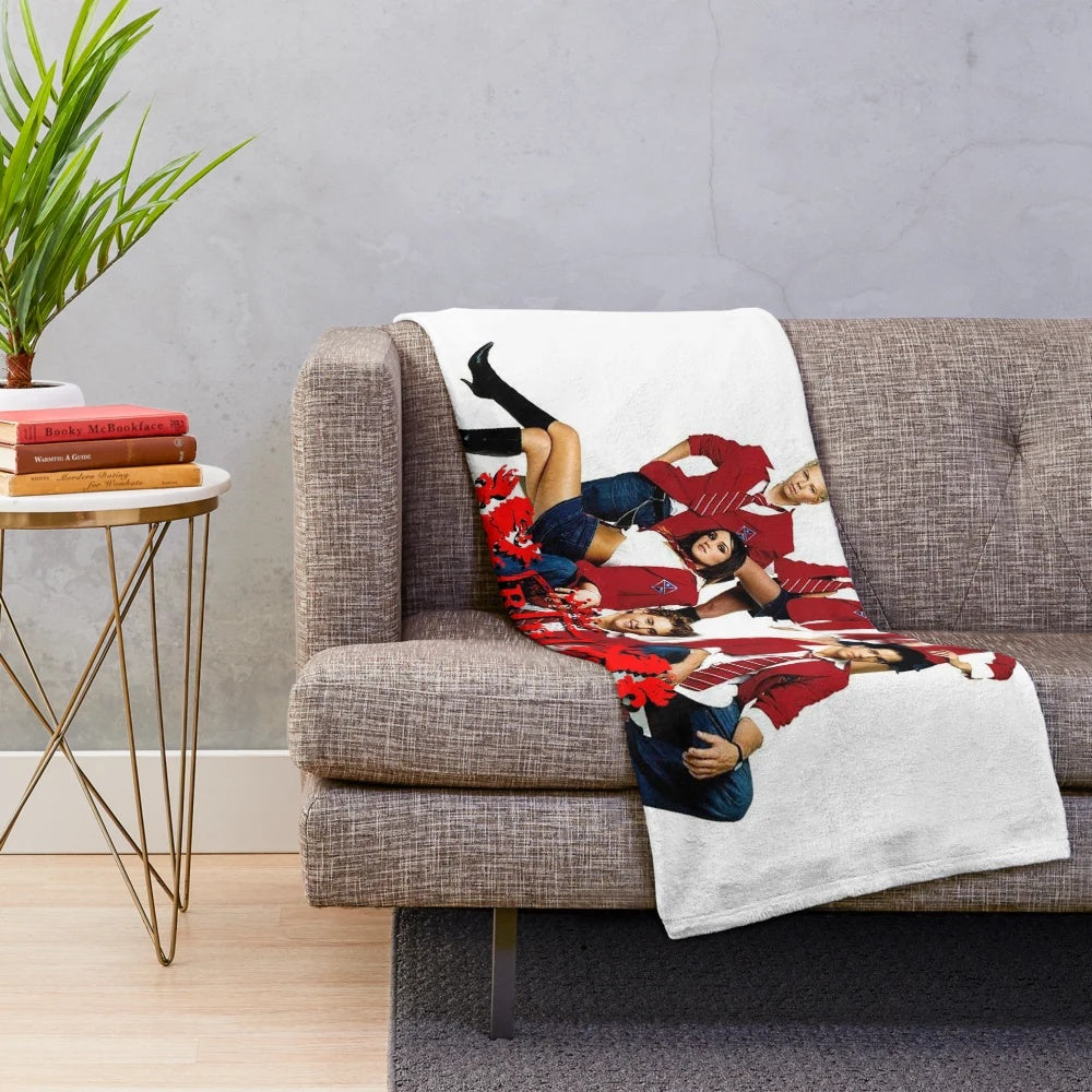 Singkong show-themed plush blanket featuring concert logo