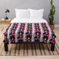 Siouxsie Sioux inspired plush blanket