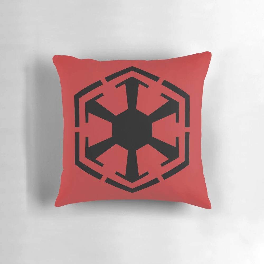 Sith Pillow featuring the iconic Sith logo from the Star Wars franchise