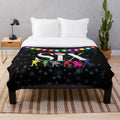 Six the Musical inspired Christmas plush blanket