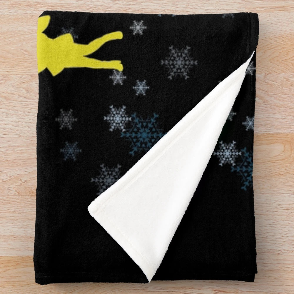 Six the Musical inspired Christmas plush blanket