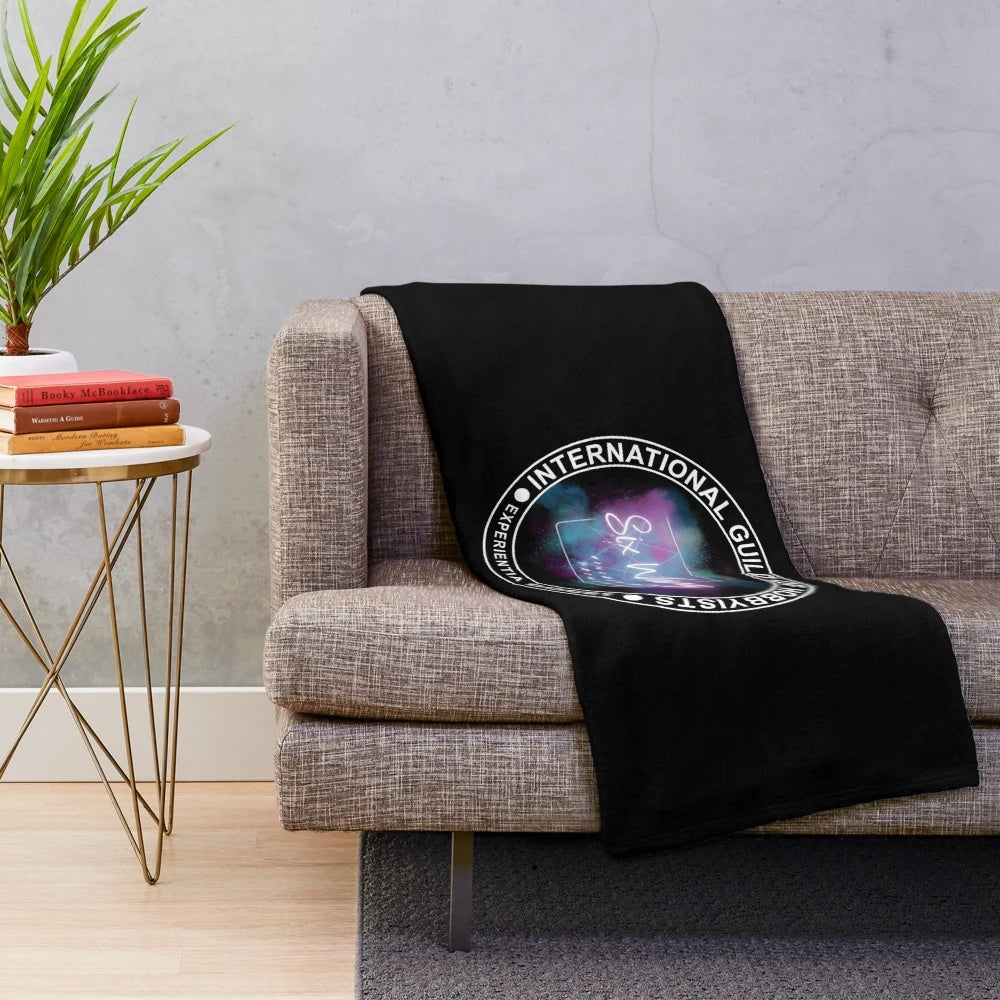 Six Wing" plush blanket featuring sci-fi inspired design for wargaming enthusiasts