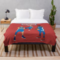 Sixers Inspired Plush Blanket featuring Ben Simmons, Joel Embiid, and Markelle Fultz