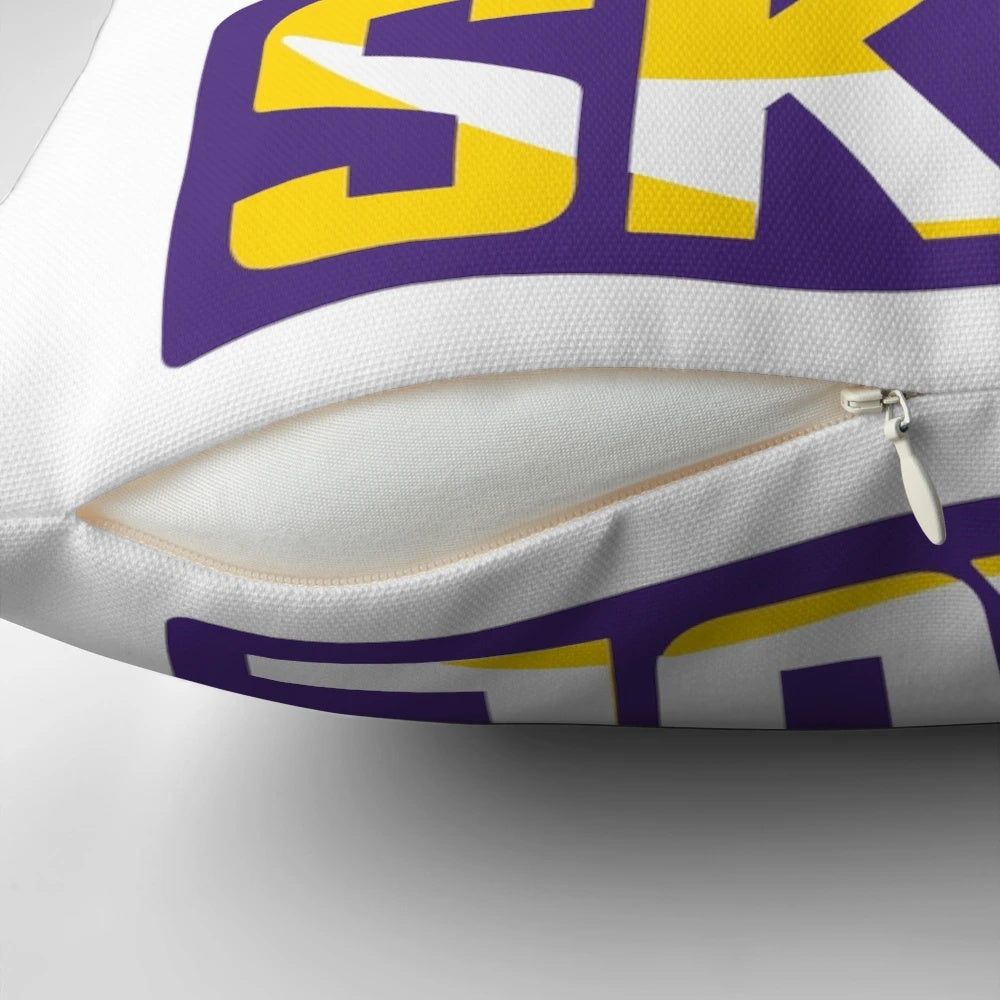 Skol MN Minnesota Vikings Outline Pillow
